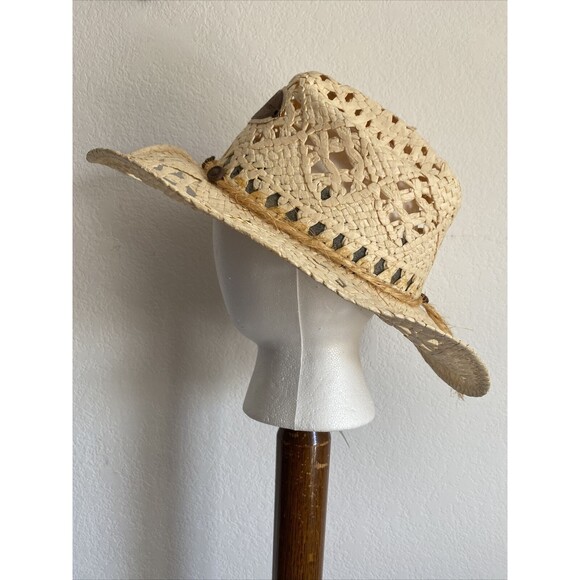 Accessories - Velero Cabo San Lucas Hat Woven Straw Cowboy Sunhat Boho